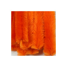 Chenilledraht / Pfeifenputzer / Biegepl�sch, 14mm x 50cm, 10 St�ck, Orange