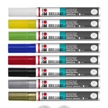 SALE Marabu Brilliant Painter, Spitze 2-4mm - Verschiedene Farbt�ne