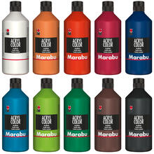 Marabu Acryl Color Acrylfarbe, 500 ml - Verschiedene Farbt�ne