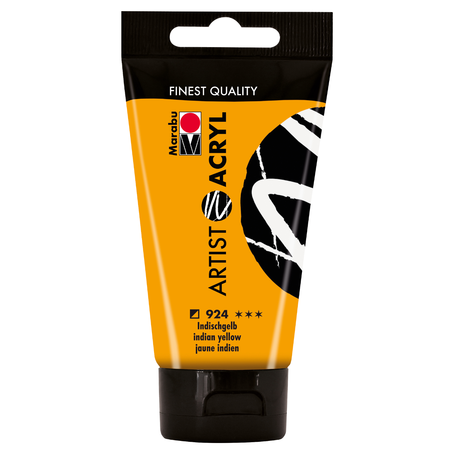 Marabu Artist Acryl, Tube 75 ml, Indischgelb