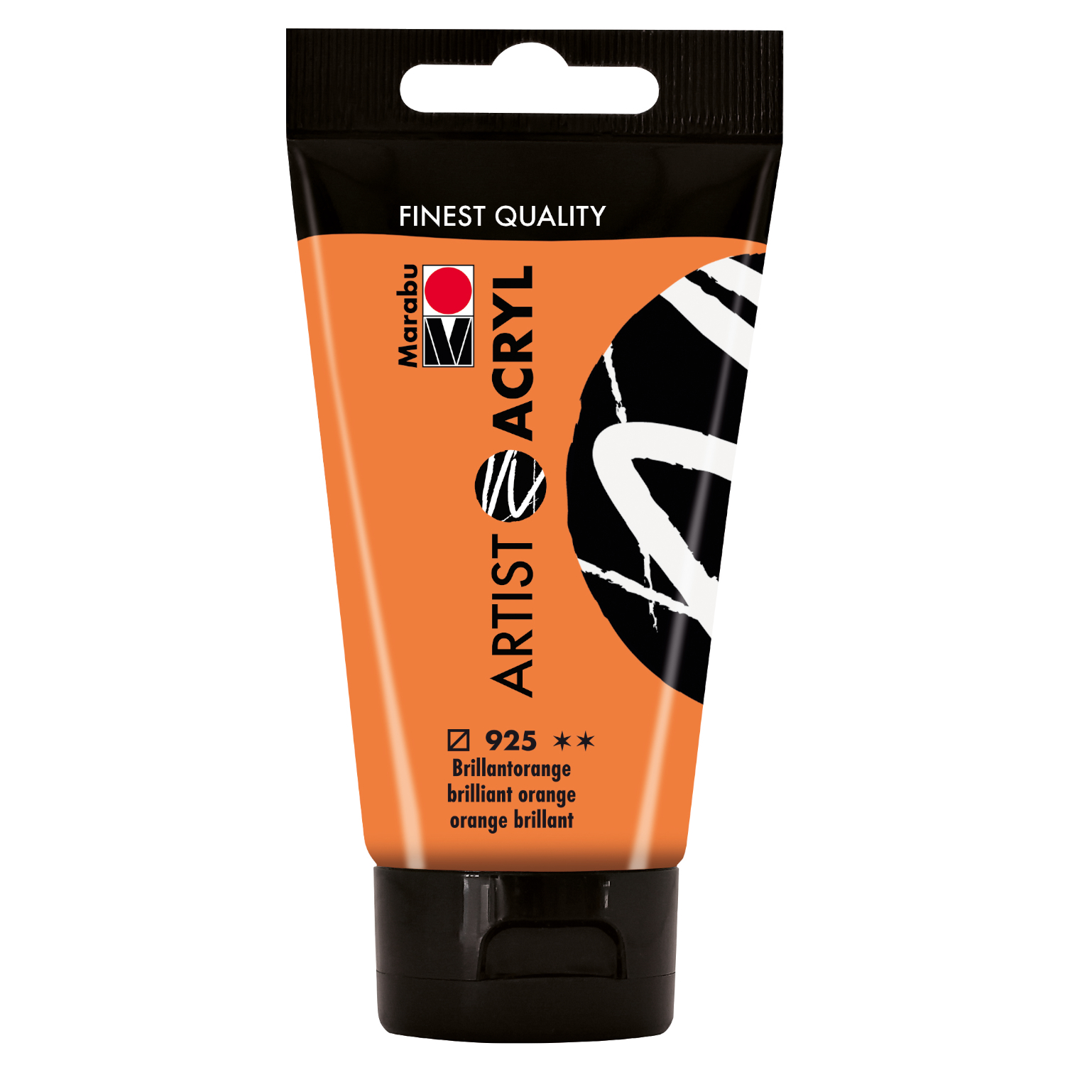 Marabu Artist Acryl, Tube 75 ml, Brillantorange