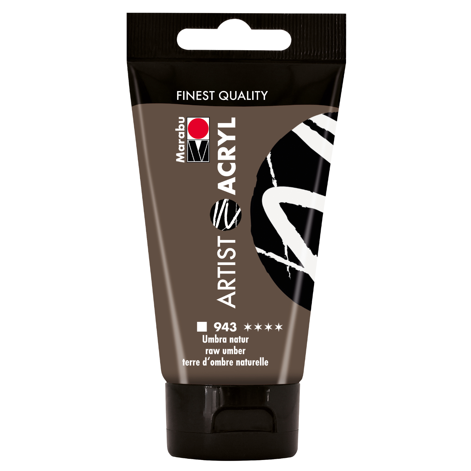 Marabu Artist Acryl, Tube 75 ml, Umbra natur