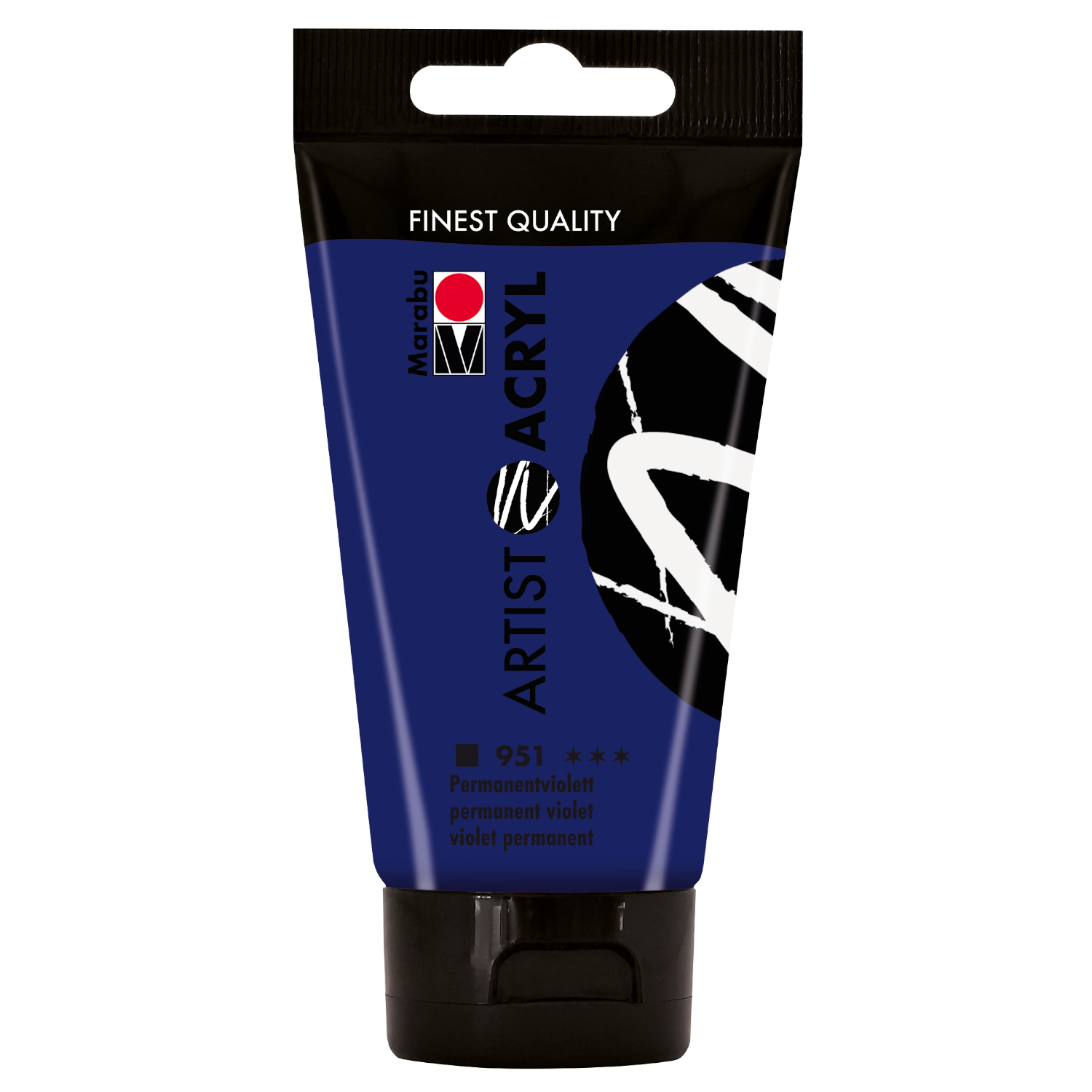 Marabu Artist Acryl, Tube 75 ml, Permanentviolett