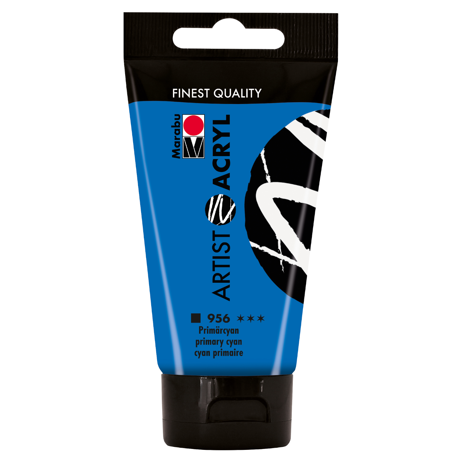 Marabu Artist Acryl, Tube 75 ml, Prim�rcyan