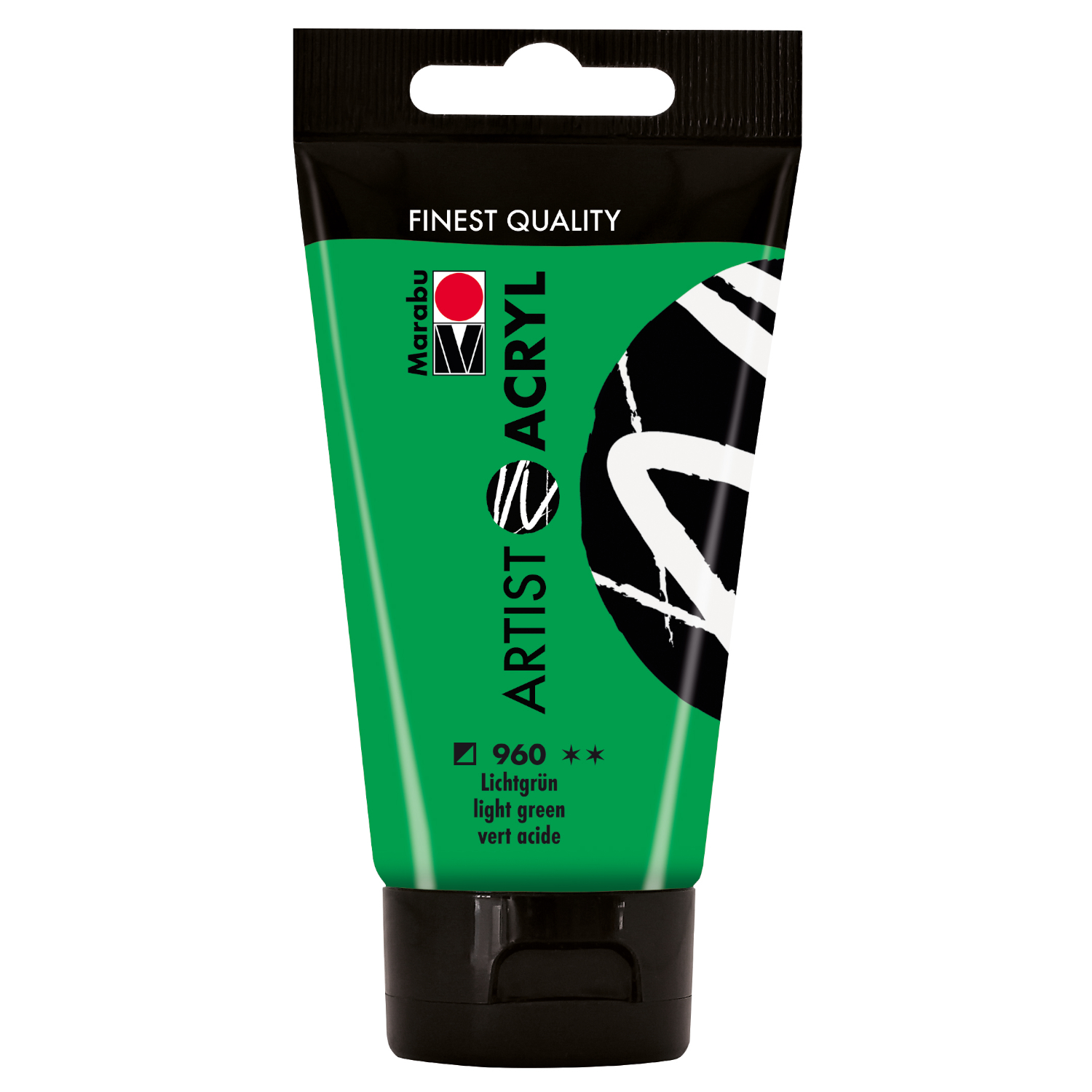 Marabu Artist Acryl, Tube 75 ml, Lichtgr�n