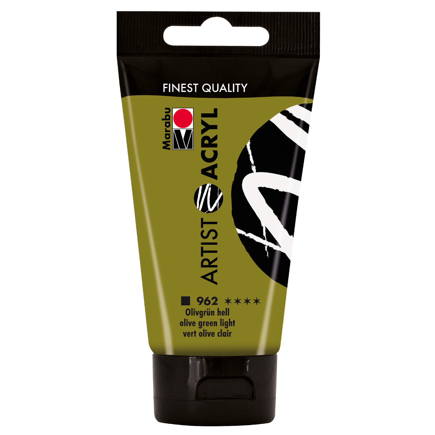 Marabu Artist Acryl, Tube 75 ml, Olivgr�n hell