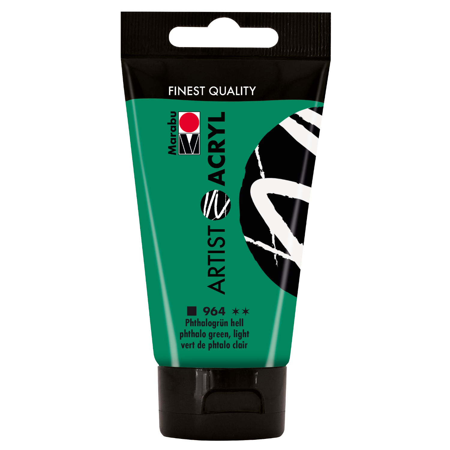Marabu Artist Acryl, Tube 75 ml, Phthalogr�n hell