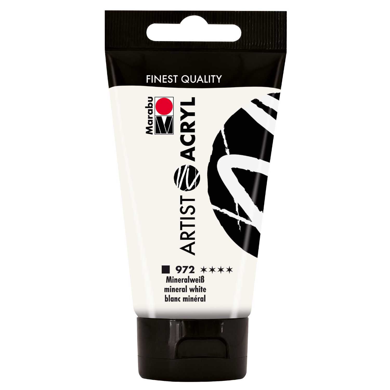 Marabu Artist Acryl, Tube 75 ml, Mineralwei�