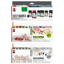Marabu Easy Marble Sets, 6 x 15 ml - Verschiedene Ausf�hrungen