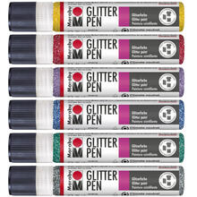 Marabu-Glitter Liner, 25ml - Verschiedene Farbt�ne