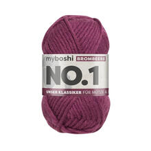 myboshi No. 1 Strick- und H�kelgarn, 50g, Brombeere