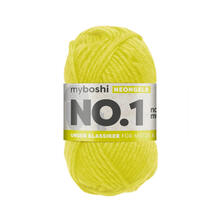 myboshi No. 1 Strick- und H�kelgarn, 50g, Neon-Gelb