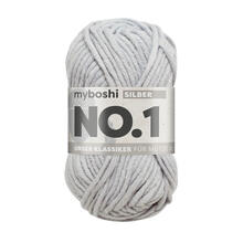myboshi No. 1 Strick- und H�kelgarn, 50g, Silber