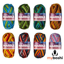 SALE myboshi Strick- und H�kelgarn meliert, 50g, verschiedene Farben