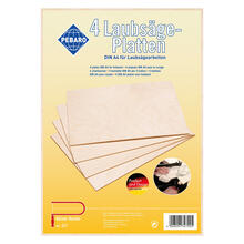 NEU Sperrholz-Platte aus Birke, DIN A4, 4 St�ck