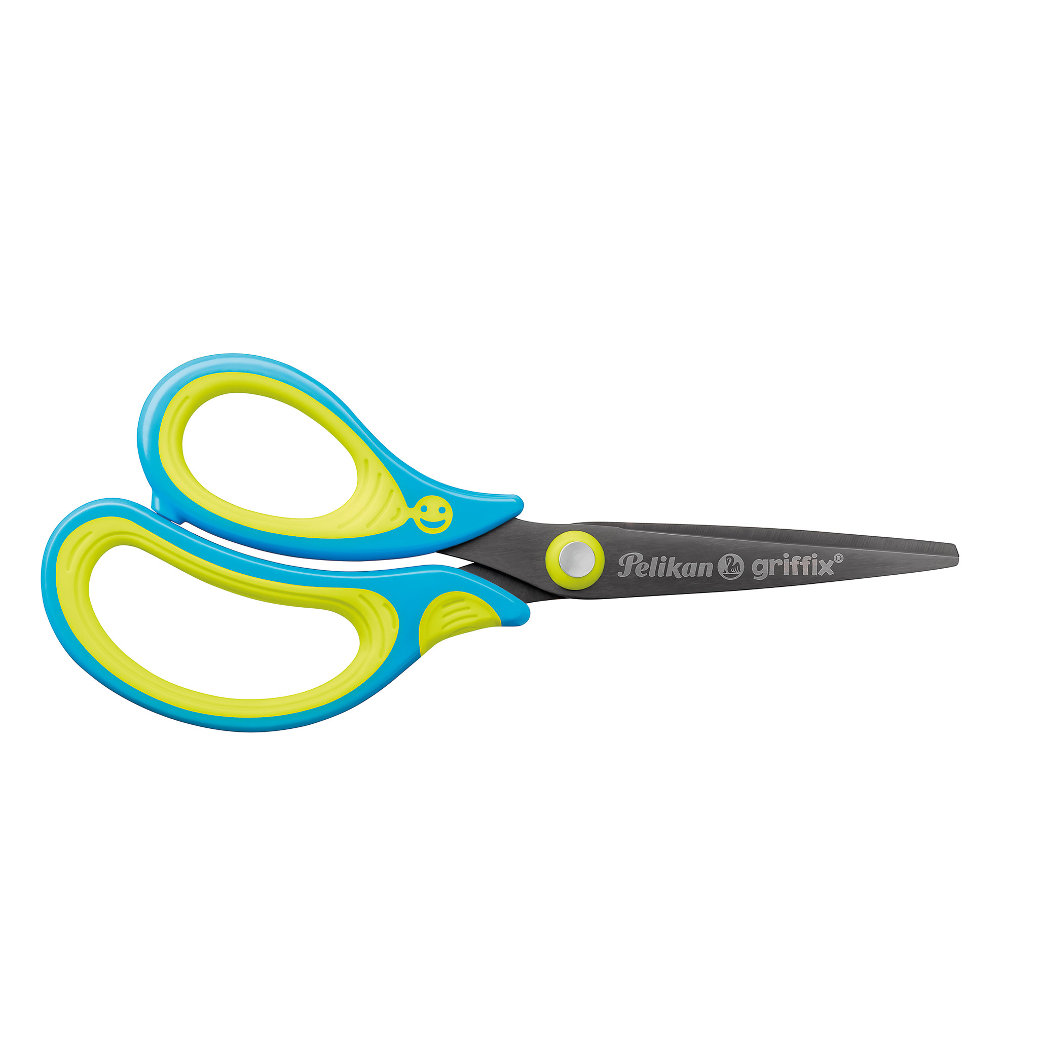 SALE Pelikan Griffix Schulschere, Linksh�ndermodell Spitz, 15cm, Neon Fresh Blue