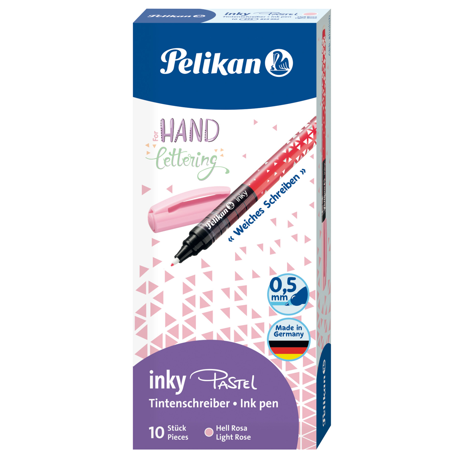SALE Pelikan inky Tintenschreiber, 0,5mm Mine in Pastell Rosa