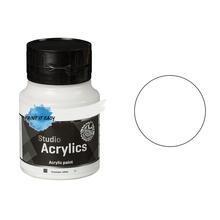 PAINT IT EASY Studio Acrylfarbe, Akademie Qualit�t, 1000 ml, Wei�
