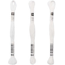 Sticktwist, 8 Meter, Farbe: Wei� - Verschiedene Farbschattierungen