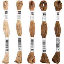 Sticktwist, 8 Meter, Farbe: Sand - Verschiedene Farbschattierungen
