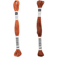Sticktwist, 8 Meter, Farbe: Rost - Verschiedene Farbschattierungen