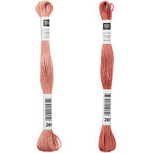 SALE Sticktwist, 8 Meter, Farbe: Apricot - Verschiedene Farbschattierungen