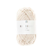 Ricorumi dk H�kelgarn, 100% Baumwolle, 25 g, Elfenbein
