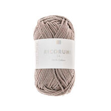 Ricorumi dk H�kelgarn, 100% Baumwolle, 25 g, Grau