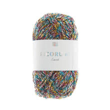 Ricorumi Lam� H�kelgarn, 62% Polyester und 38% Polyamid, 10 g, Multicolor