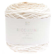 Ricorumi Spin Spin dk H�kelgarn, 100% Baumwolle, 50 g, Natur