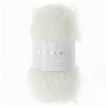 Ricorumi Furry Furry Kreativgarn, 100% Polyamid, 25 g, Wei�