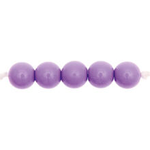 Kunststoff-Perlen, Itoshii, rund, 10 mm, 24 Stk - Verschiedene Farben