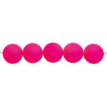 Kunststoff-Perlen, Itoshii, Neon, rund, 8 mm, 40 Stk - Verschiedene Farben
