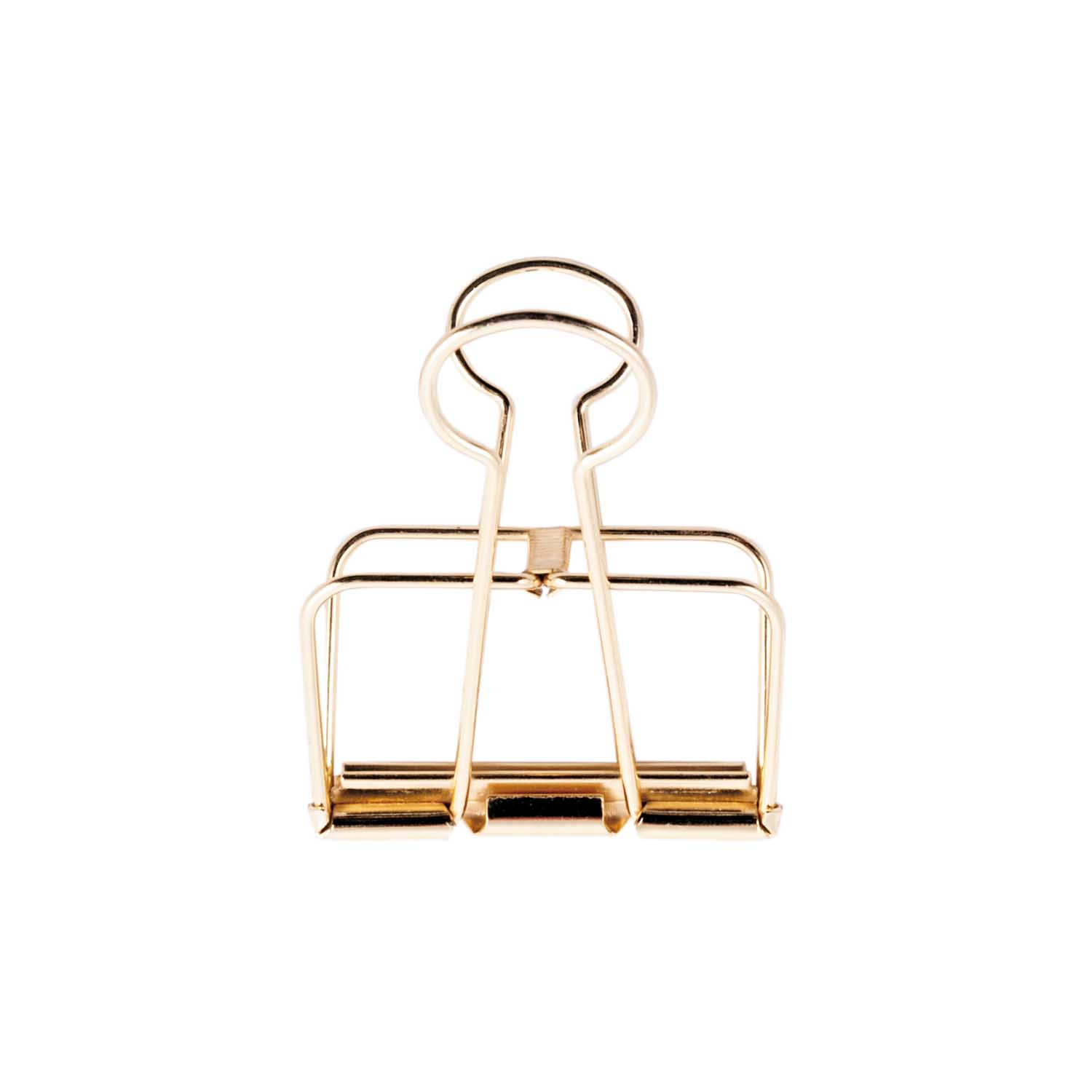NEU Wire Clips, gold, 19 mm, 6 St�ck