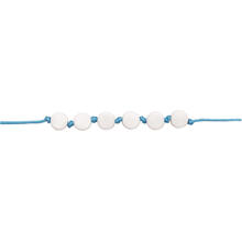 Kunststoff-Perlen, rund, 7 x 4 mm, 165 Stk, Wei�