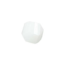 Glasschliff-Kandis Perle, 6 mm, 12 Stk, Wei� Opak