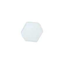 Glasschliff-Perlen Raute, 6 mm, 12 Stk, Mint Milchig