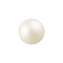 Renaissance Glasperle, rund, 4 mm, 100 Stk, Wei� Matt