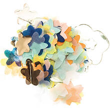 Konfetti Bl�ten mit Metallic-Folie, Blau Mix, 20 g
