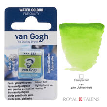 Van Gogh Aquarellfarbe, Permermanent-Gelbgr�n, 1/2 Napf