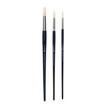 NEU Van Gogh �l- & Acrylpinsel, Schweineborste Rund, langer Stiel, 3er Set, No. 8, 12, 16