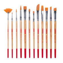 NEU ArtCreation Aquarellpinsel-Set, Synthetik, 12 Pinsel sortiert