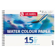 Art Creation Aquarellpapier, 15 Blatt - Verschiedene Gr��en