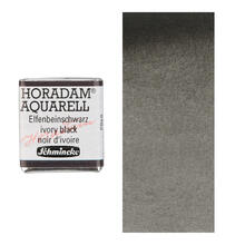 Horadam Aquarell 1/2 N�pfchen, Elfenbeinschwarz