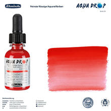 Schmincke AQUA DROP, fl�ssige Aquarellfarbe 30ml, Zinnoberrot