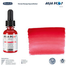 Schmincke AQUA DROP, fl�ssige Aquarellfarbe 30ml, Scharlachrot