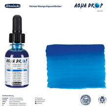 Schmincke AQUA DROP, fl�ssige Aquarellfarbe 30ml, Cyanblau