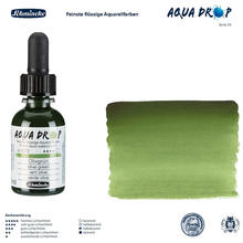 Schmincke AQUA DROP, fl�ssige Aquarellfarbe 30ml, Olivgr�n