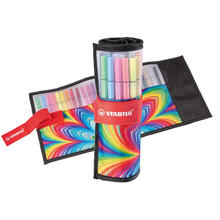 STABILO Pen 68, Premium-Filzstift, 25er Rollerset ARTY Edition