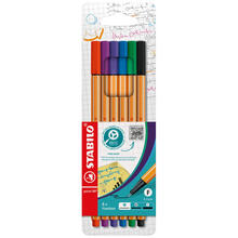 STABILO point 88 Fineliner, 6er Etui